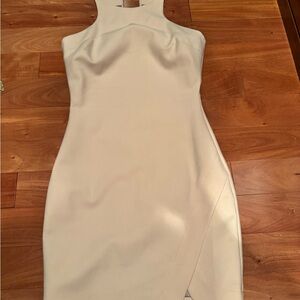 Elizabeth and James Cream Midi Sheath Dress 2